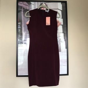 NWT Burgundy Sheath Dress